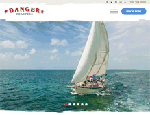 Tablet Screenshot of dangercharters.com